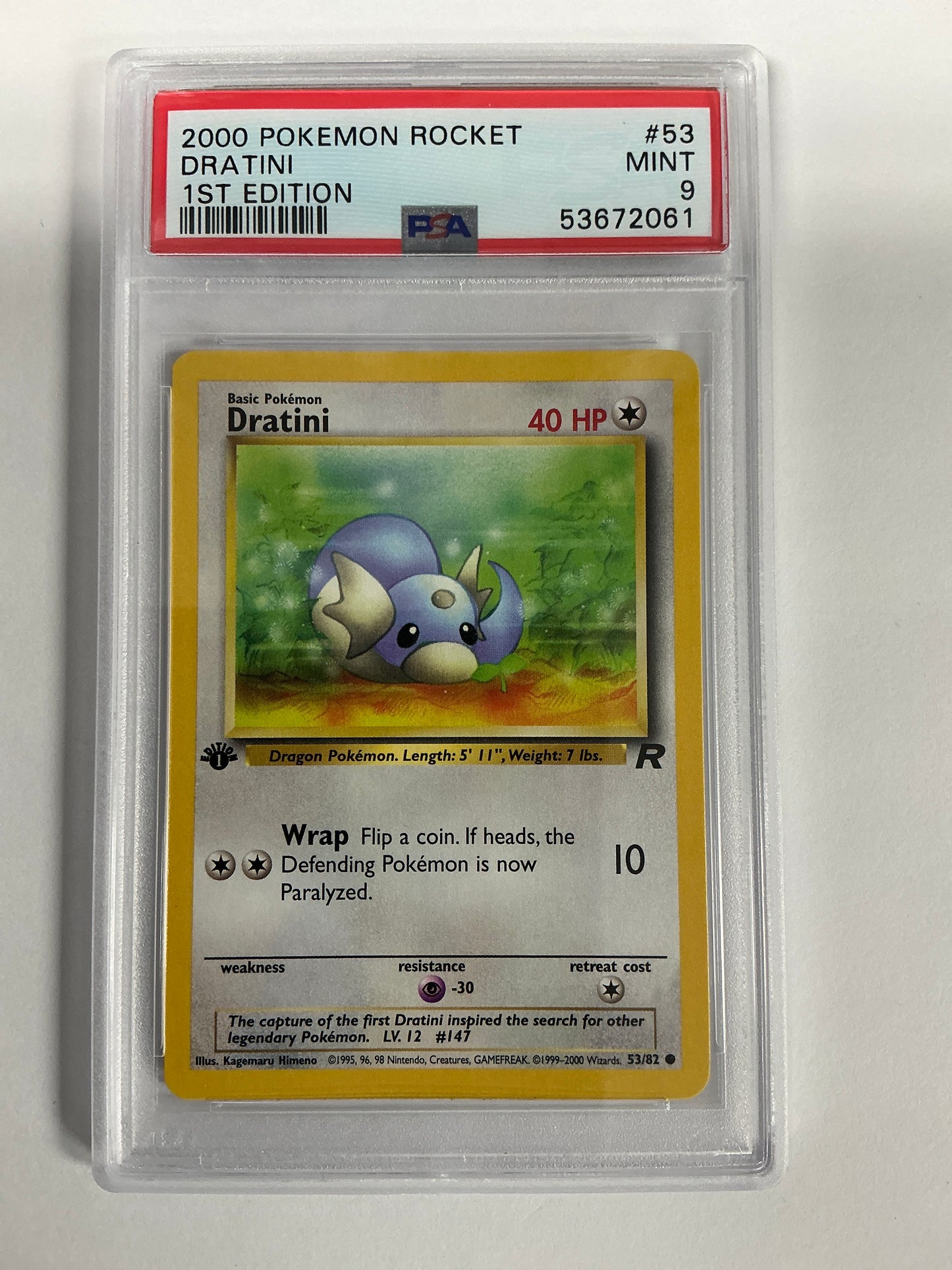 Dratini 53/82 Pokémon Card