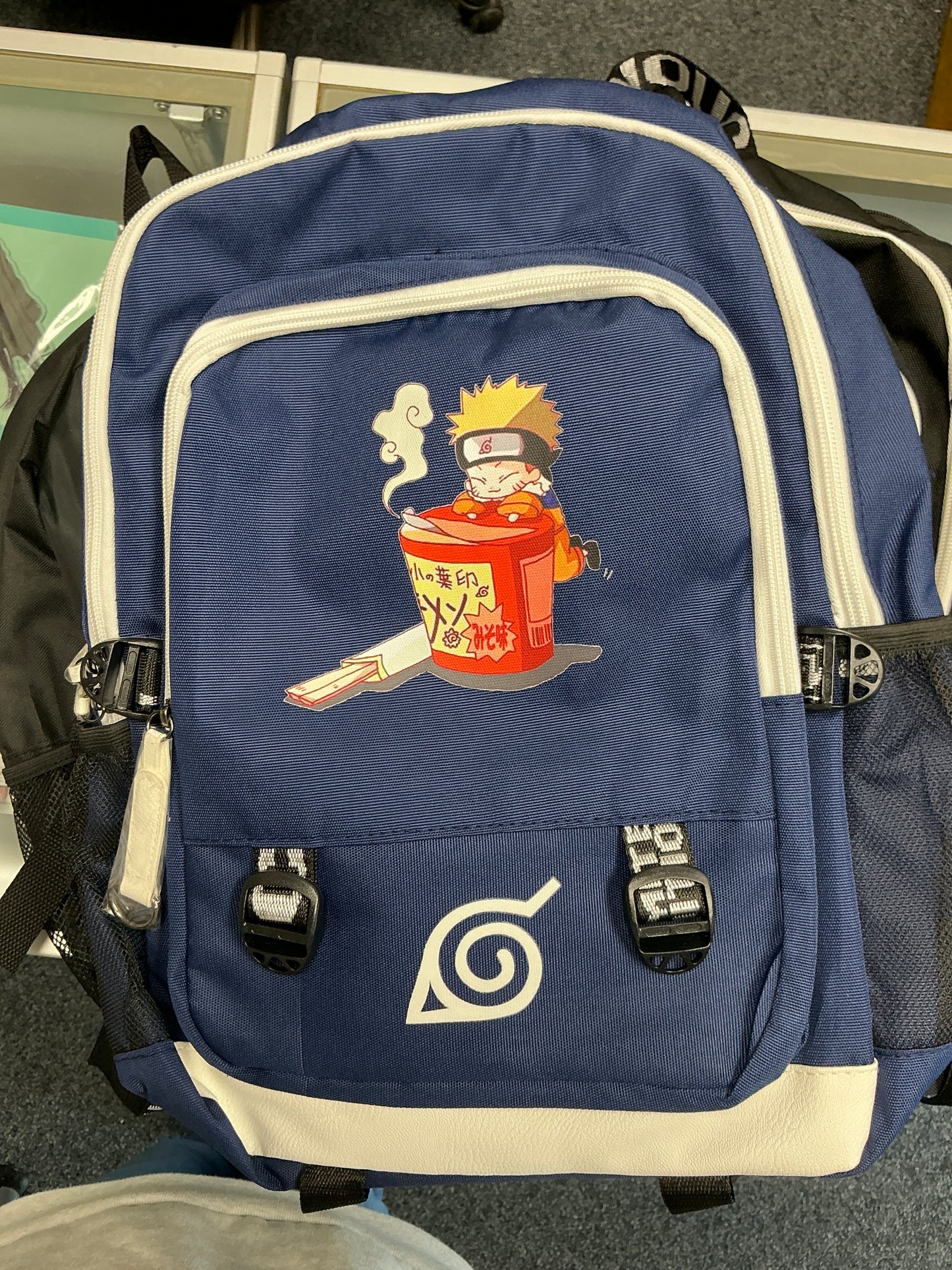 Naruto Ramen Backpack Blue V2