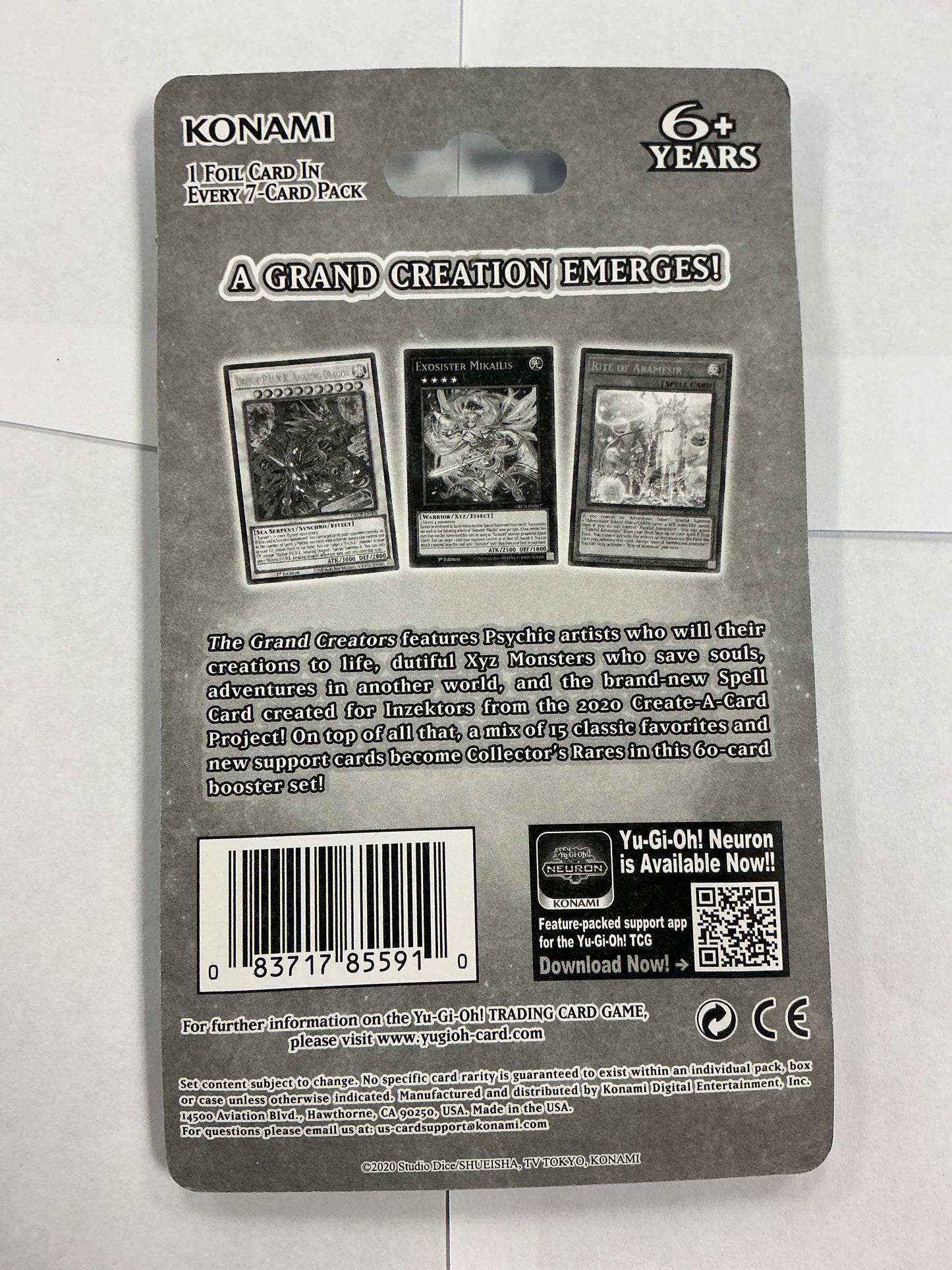 The Grand Creators 1st edition Yu-Gi-Oh