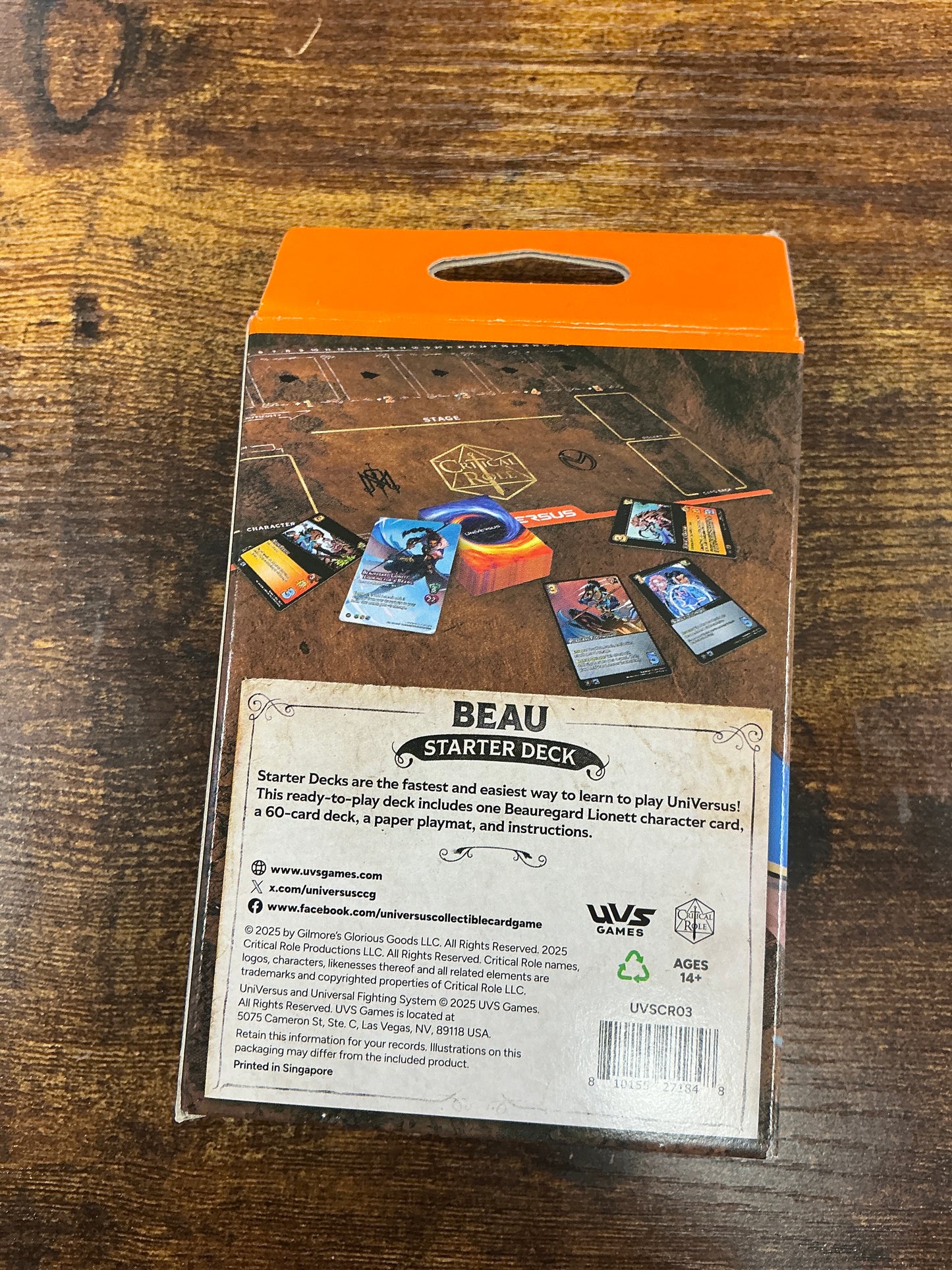 Critical Role Beau starter deck