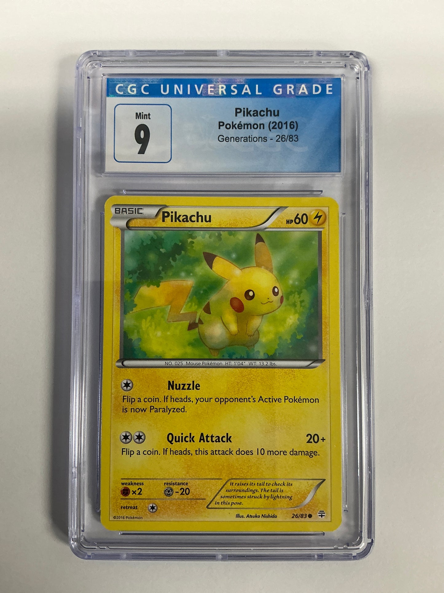 Pikachu 26/83 Pokémon Card