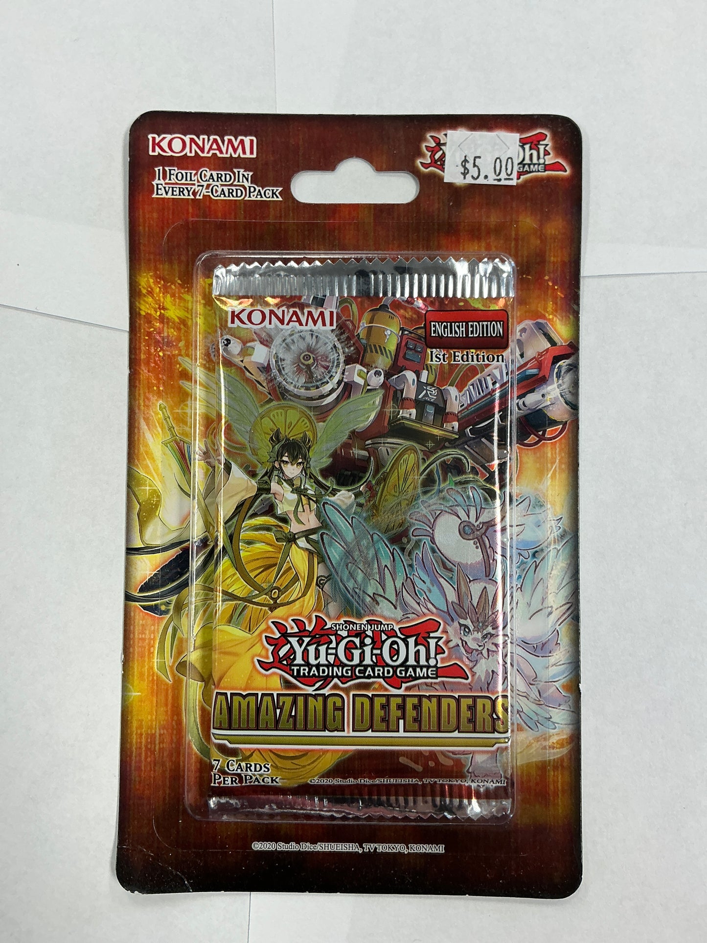 Amazing Defenders 1st edition Yu-Gi-Oh foil cards
