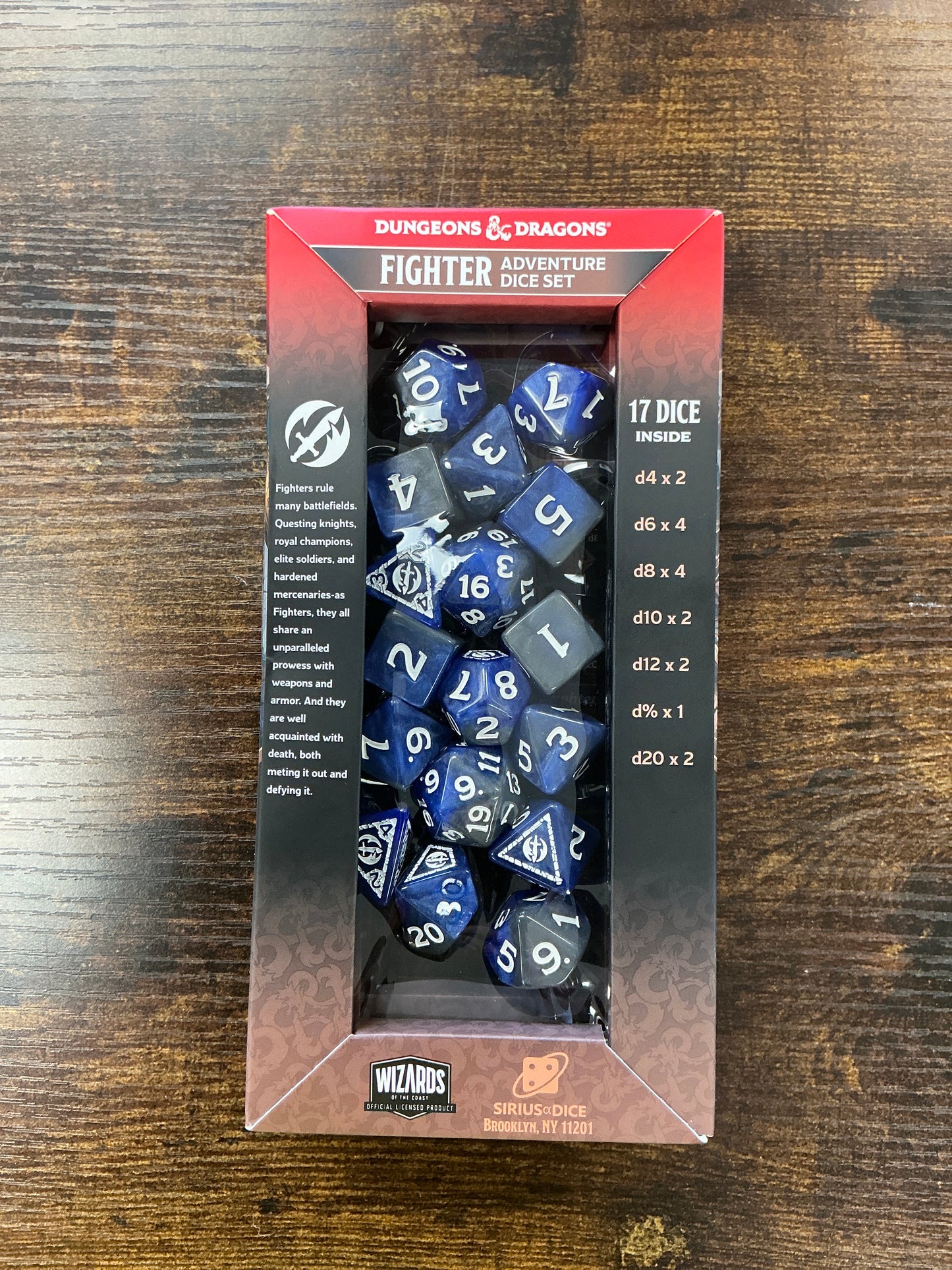 Dungeons & Dragons Fighter Dice Set