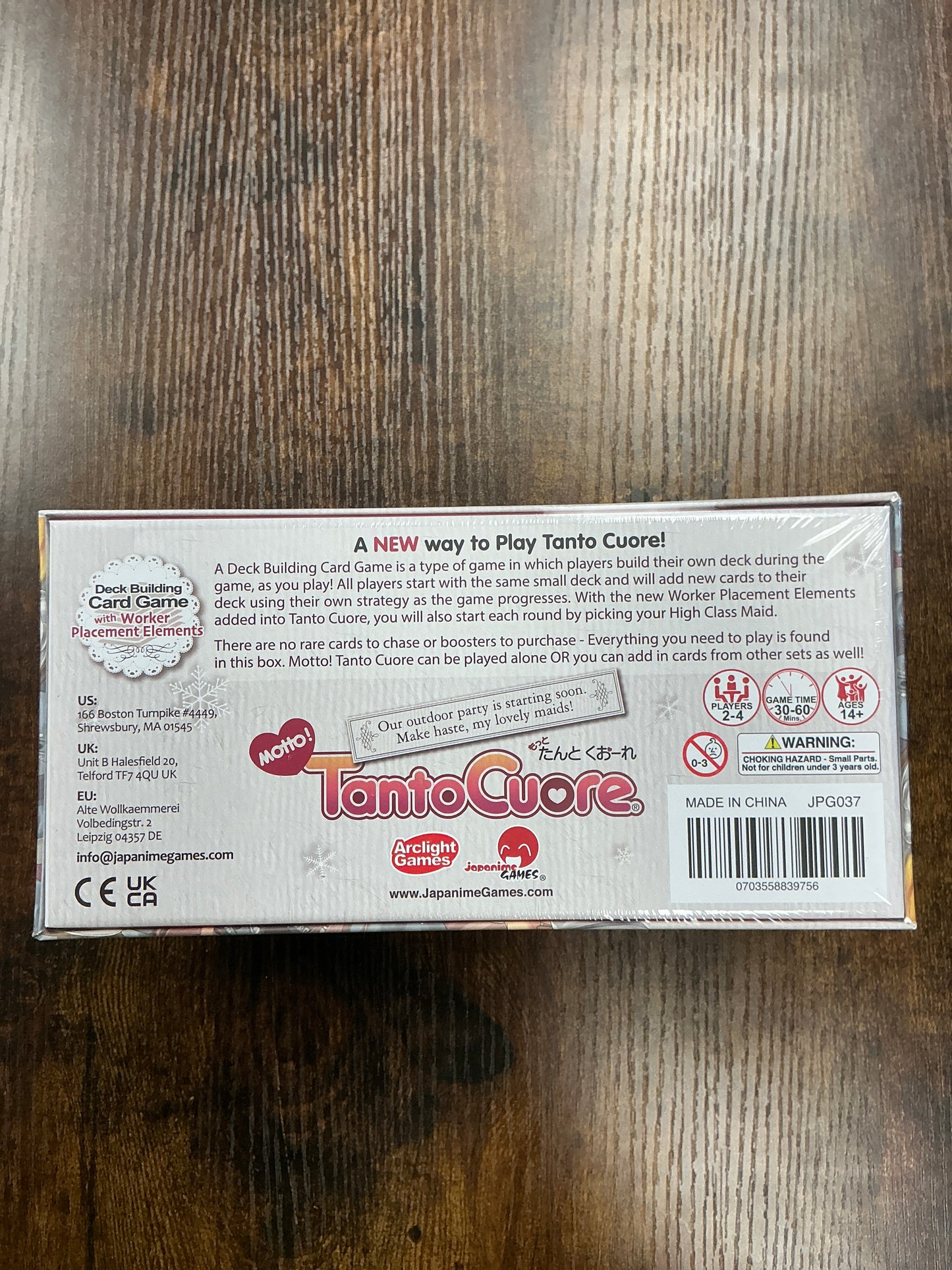 Tanto Cuore Board Game