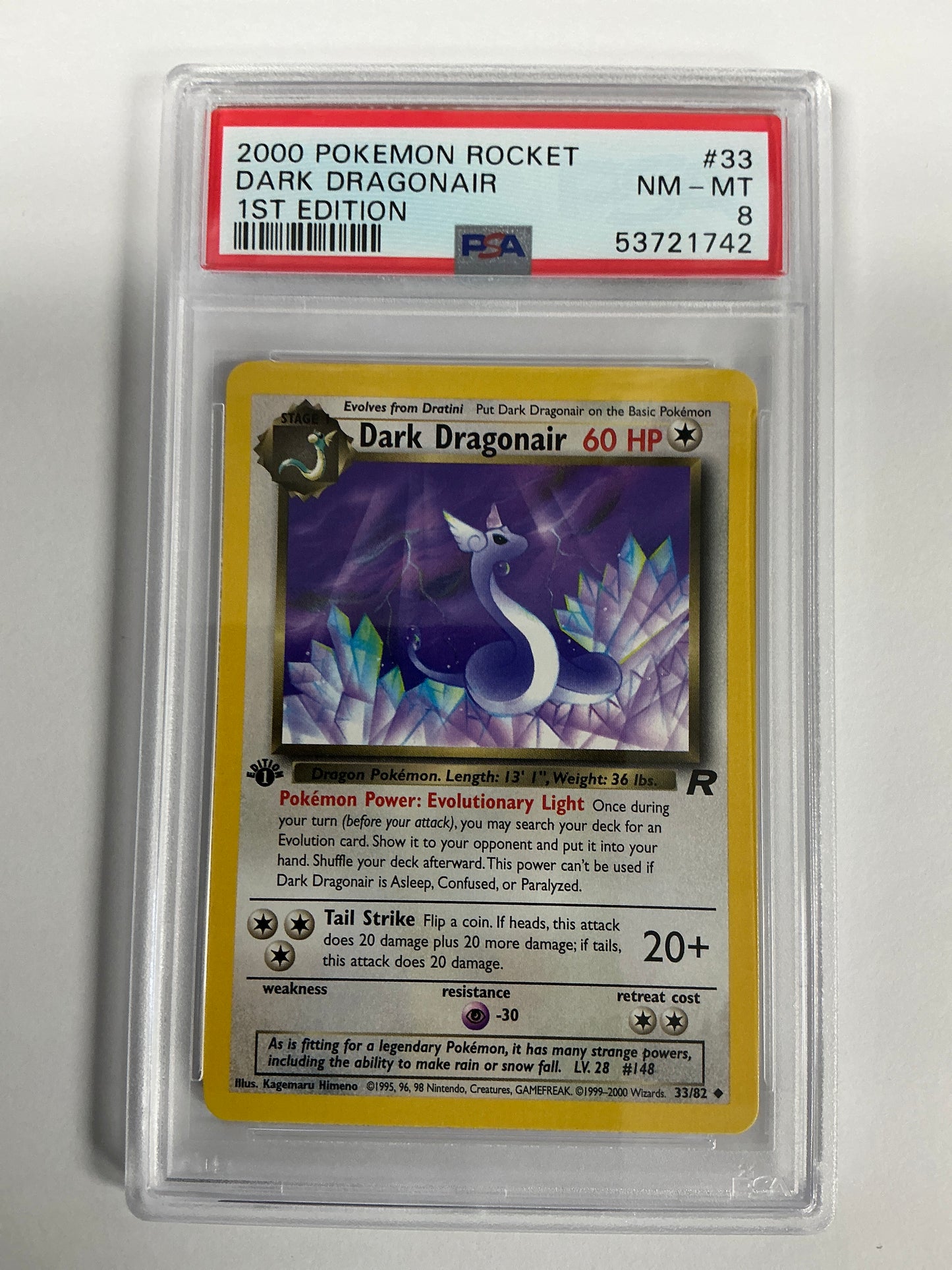 Dark Dragonair 33/82 Pokémon Card
