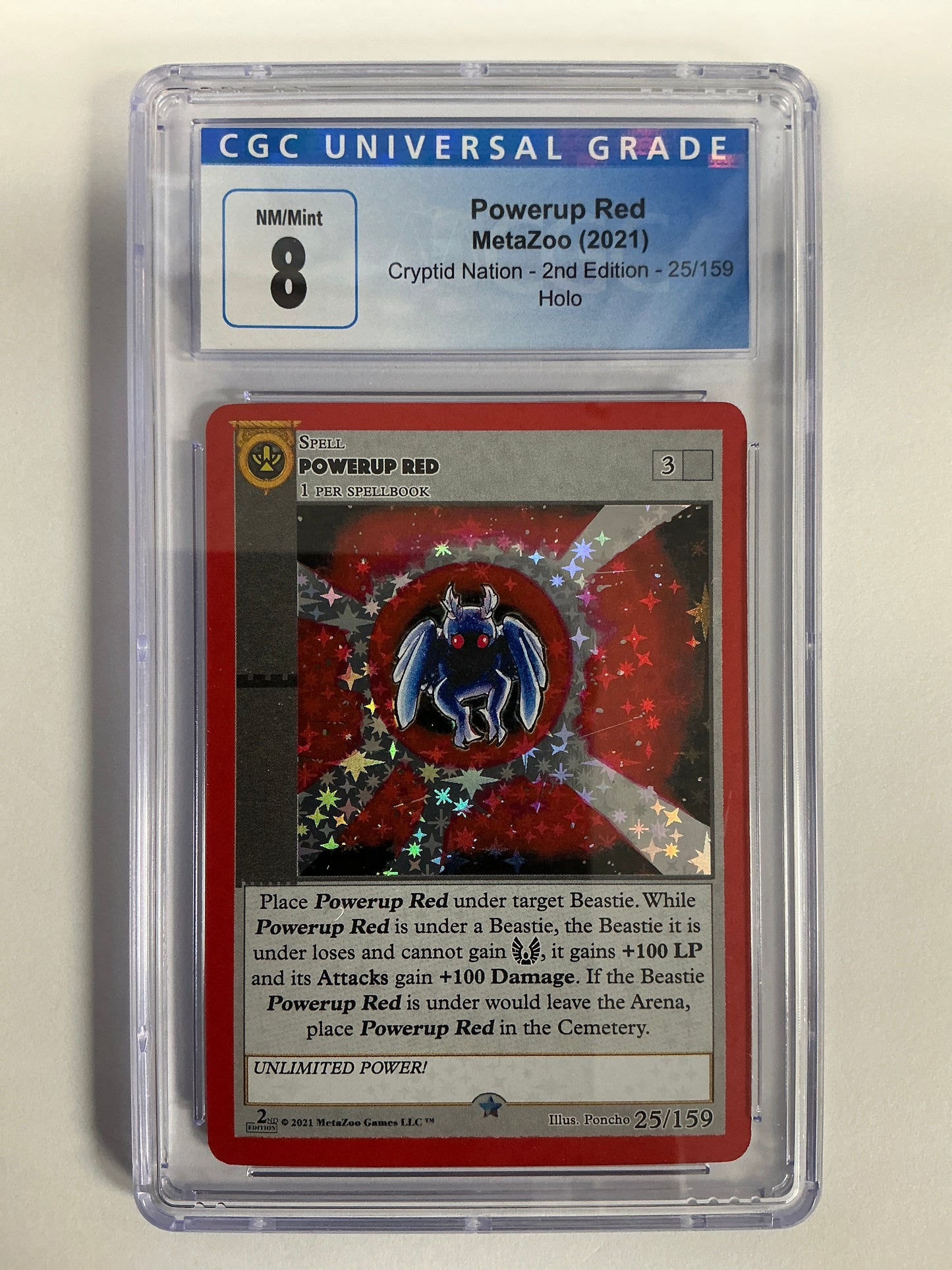 Powerup Red 25/159 MetaZoo Card