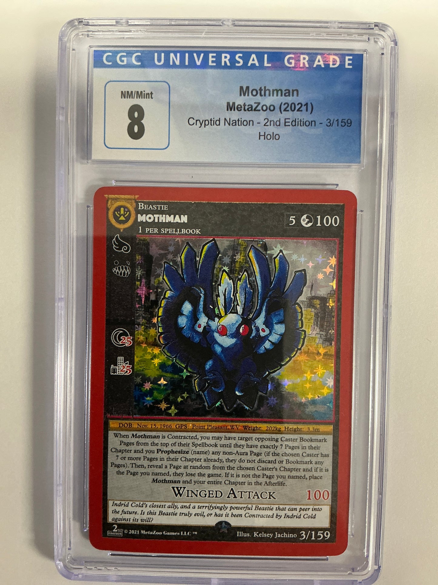 Mothman 3/159 MetaZoo Card