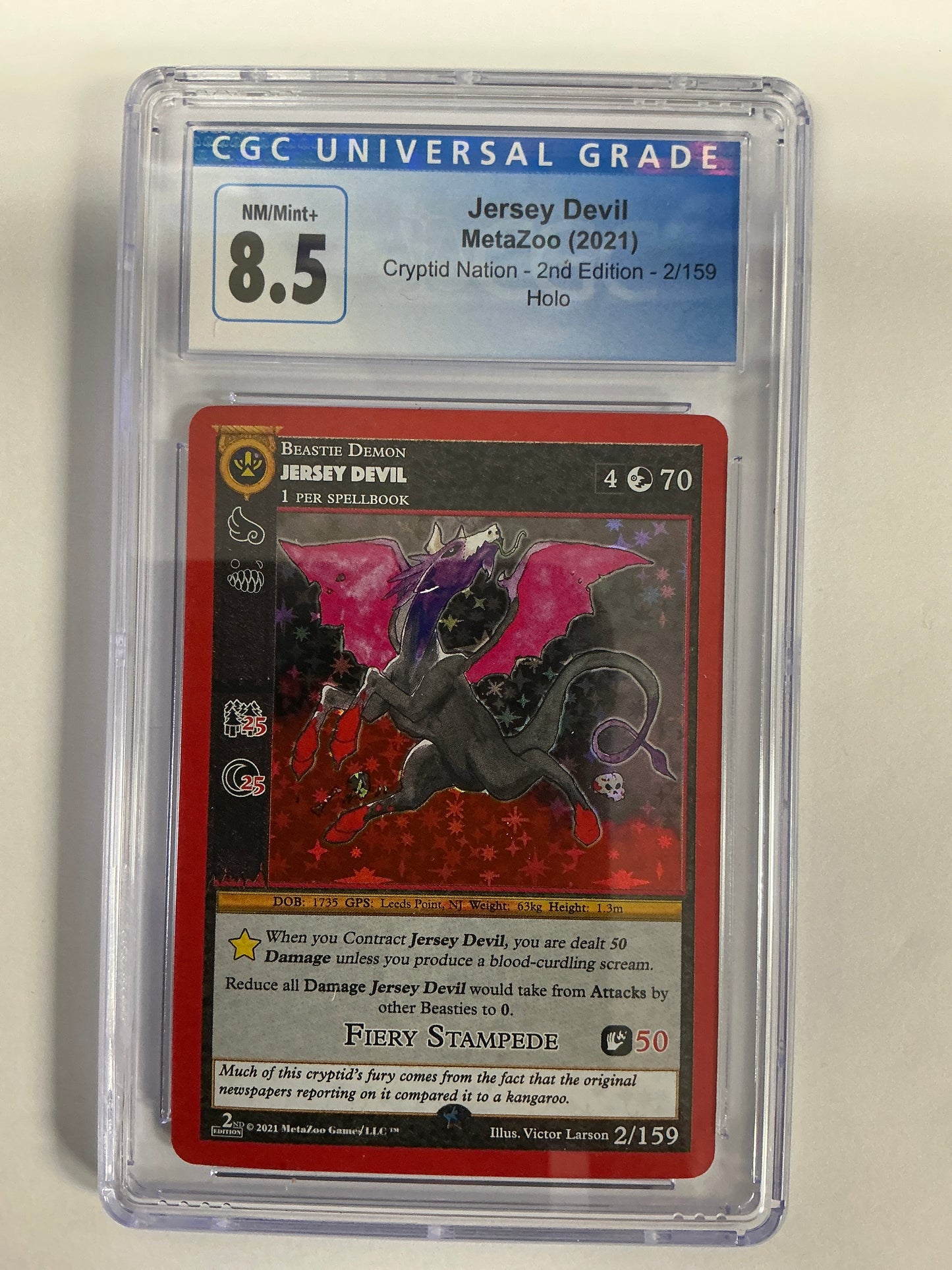 Jersey Devil 2/159 MetaZoo Card