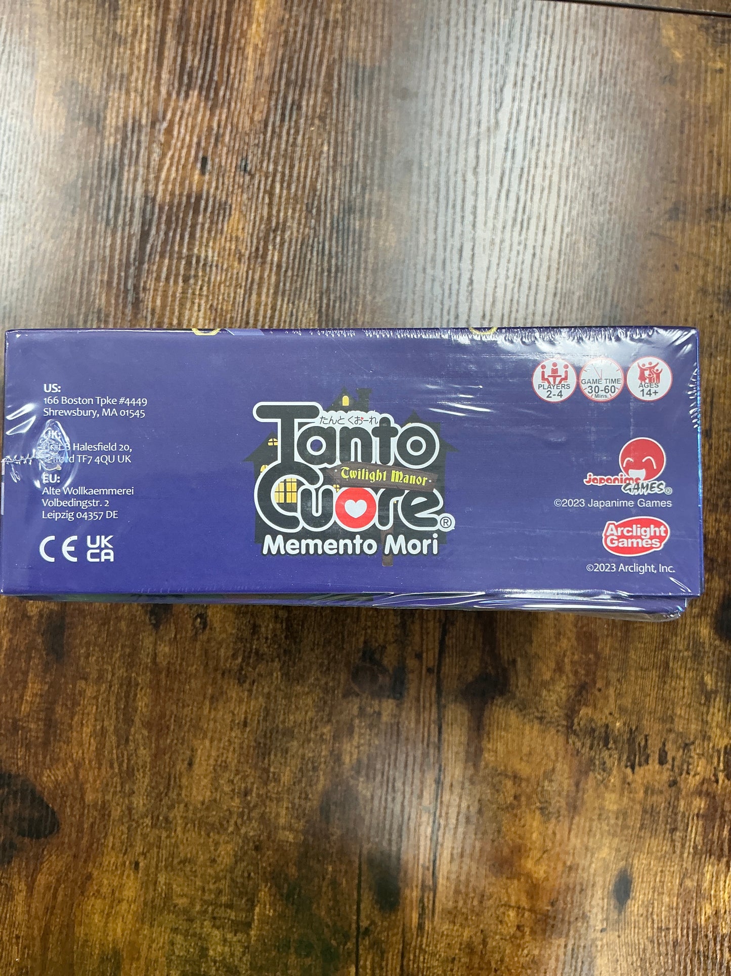 Tanto Cuore Twilight Manor Board Game