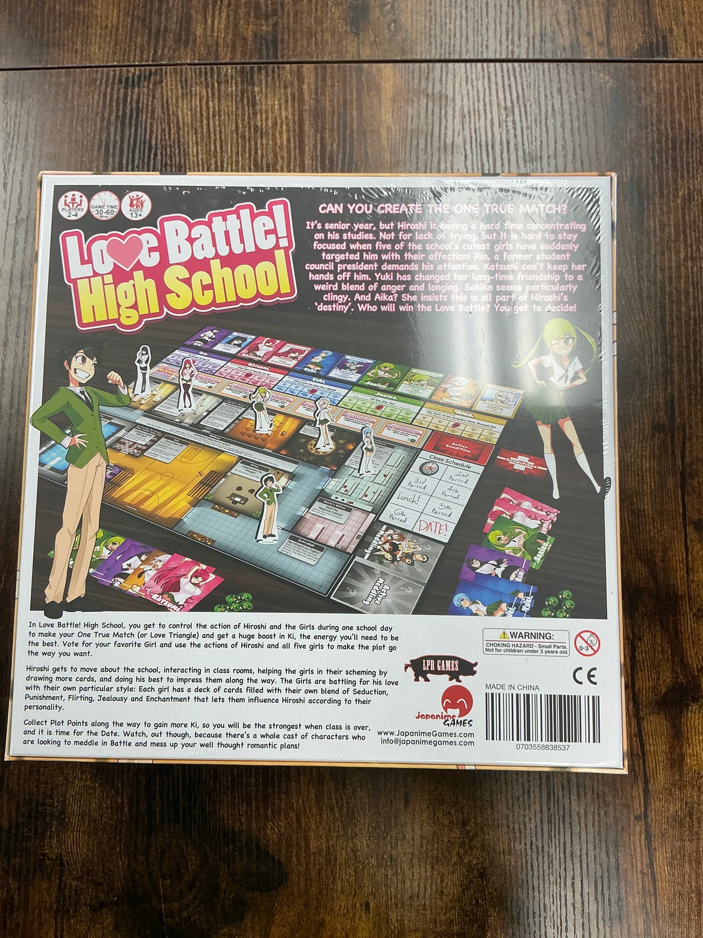 Love Battle! High School Board Game