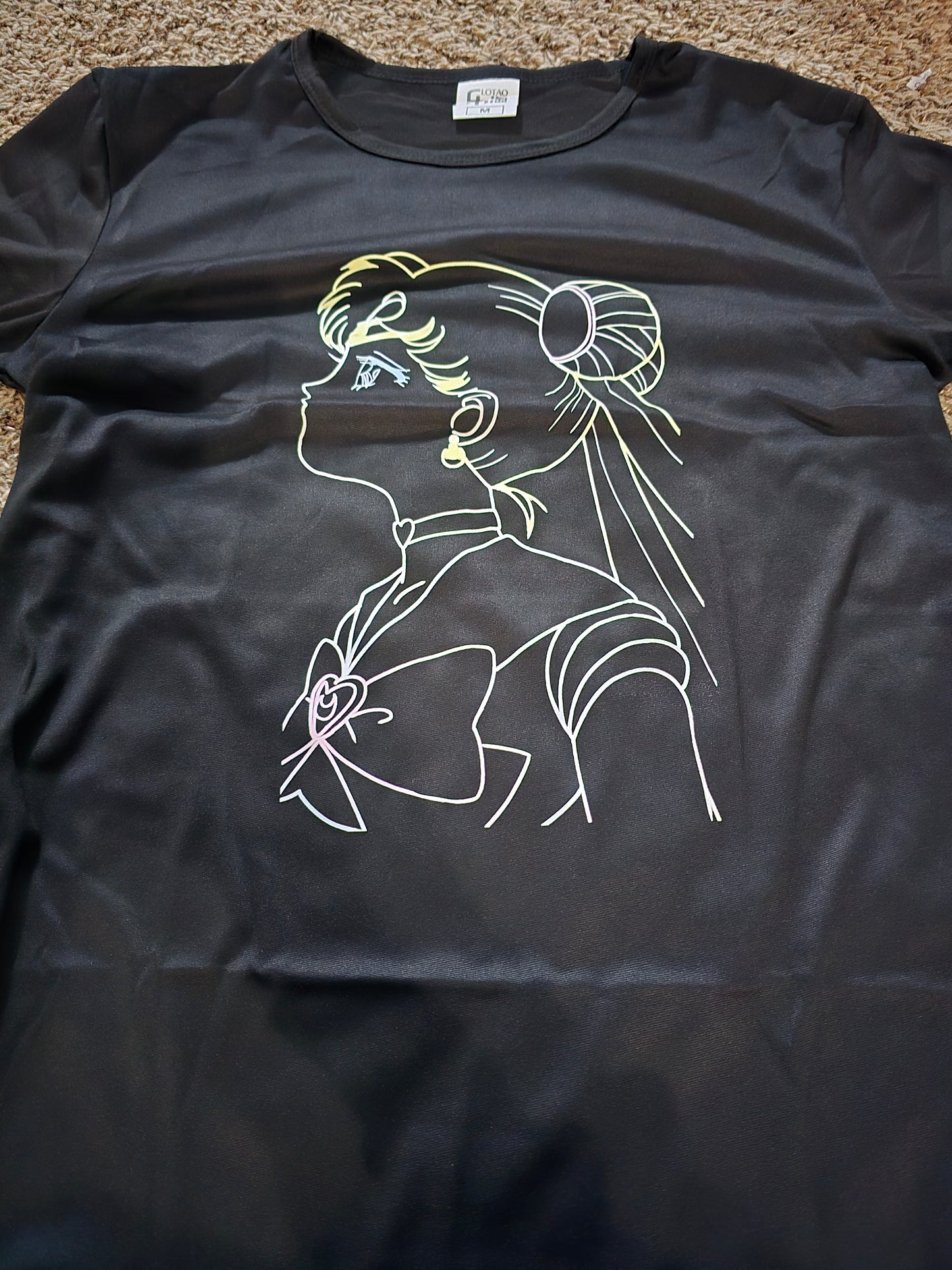 Polyester Athletic Sailormoon Shirt