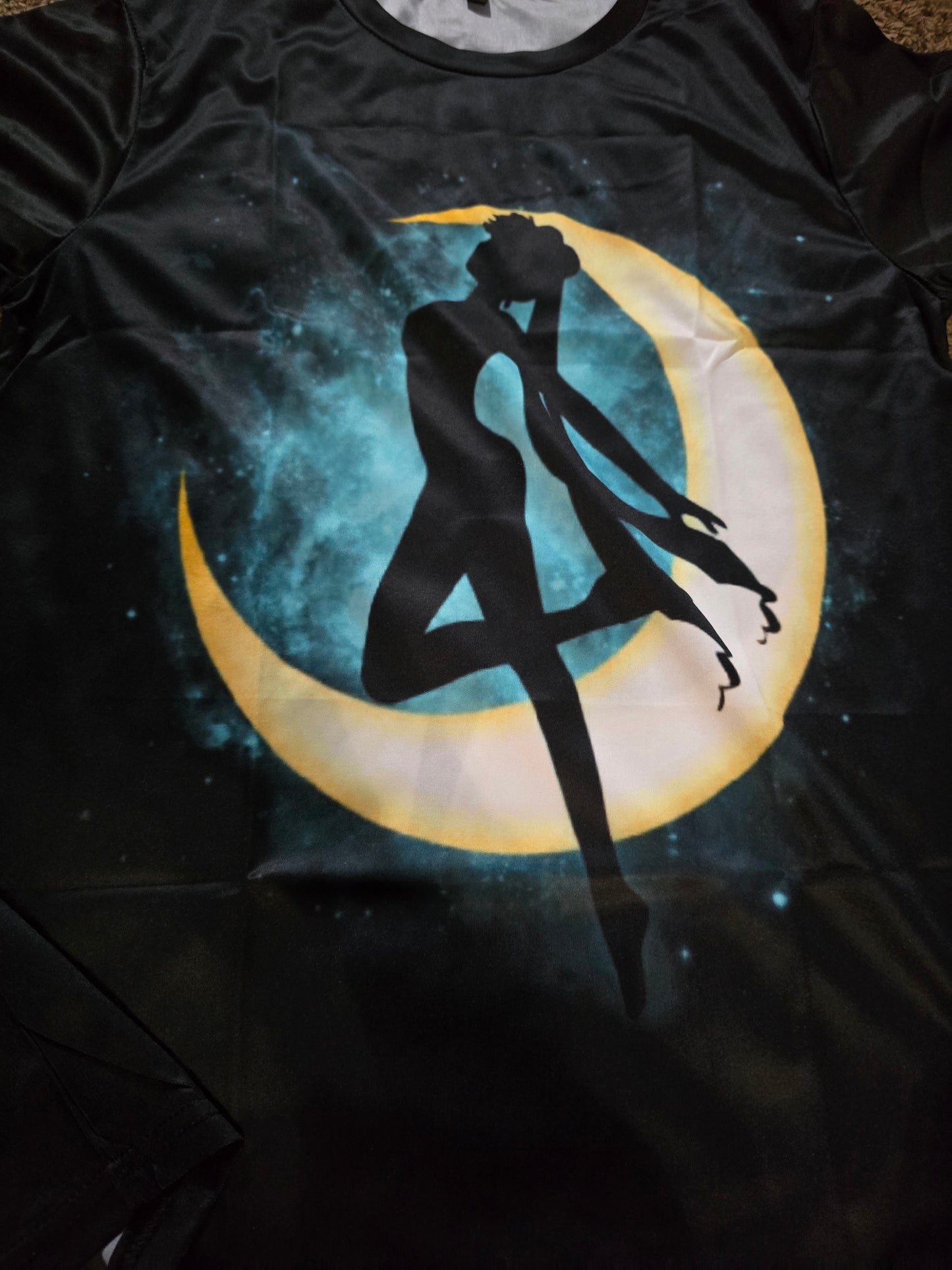 Polyester Athletic Sailormoon Shirt