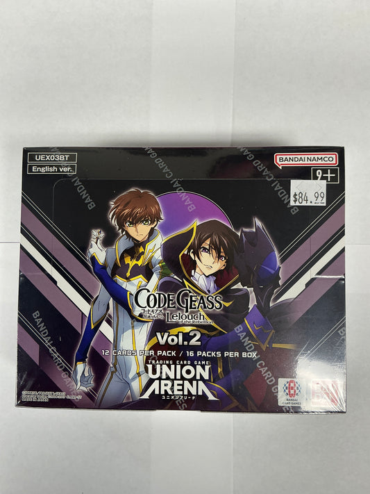 Union arena code glass volume 2 booster box