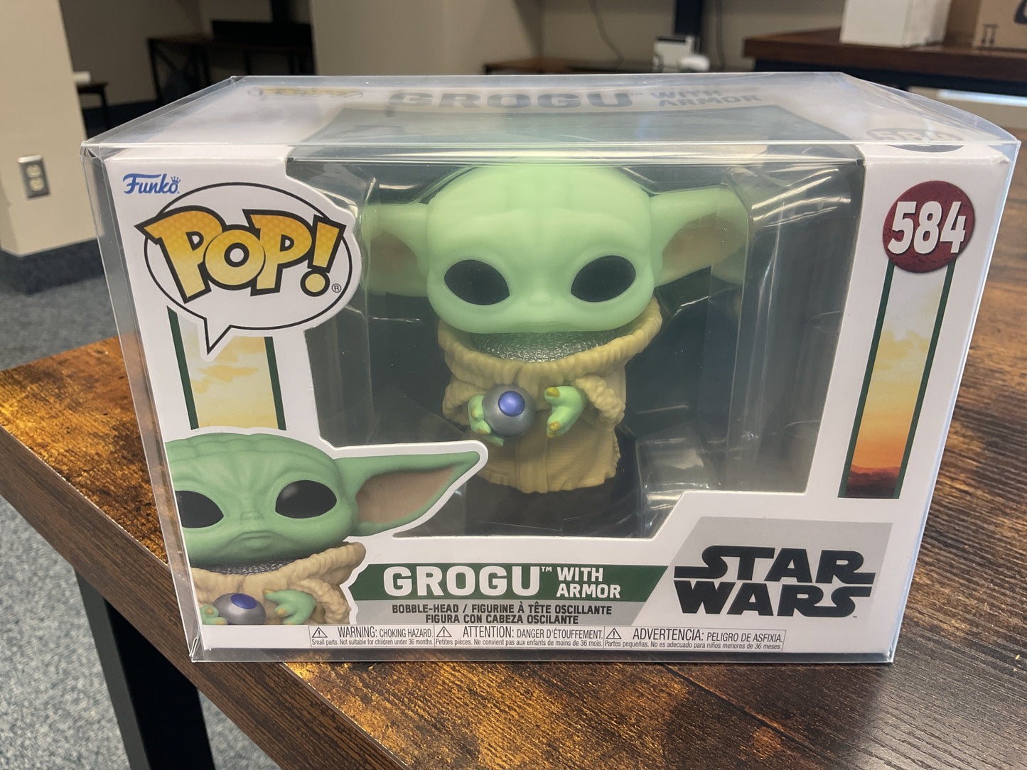 Grogu with Armor Funko