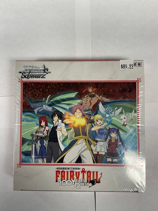 Weib Schwartz fairytail 100 years quest boosterbox