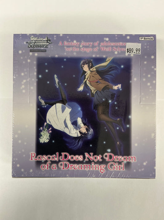 Rascal Does Not Dream Weiss Schwarz Booster Box