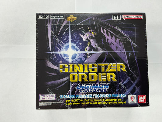Sinister Order Booster Box, Digimon