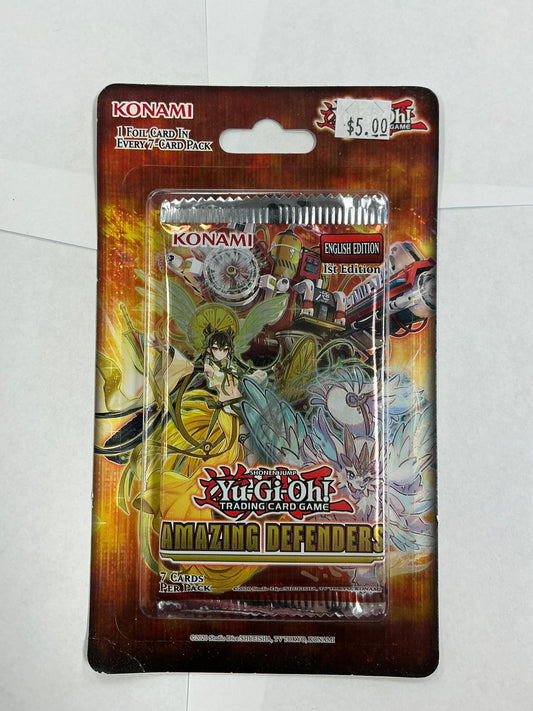 Amazing Defenders 1st edition Yu-Gi-Oh foil cards