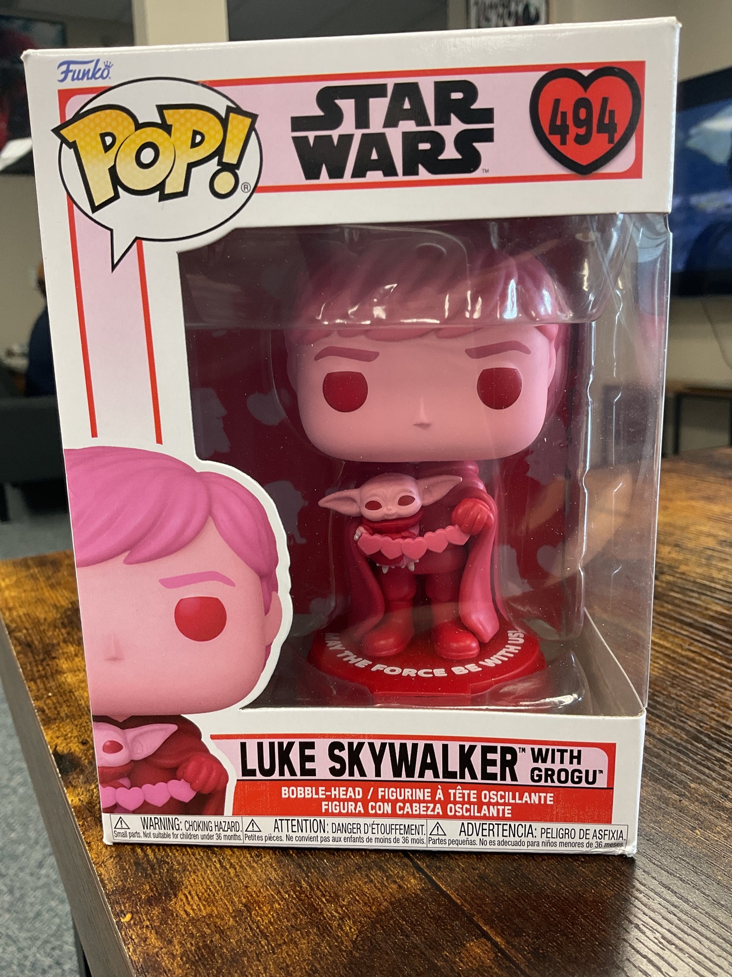 Luke Skywalker with Grogu Funko