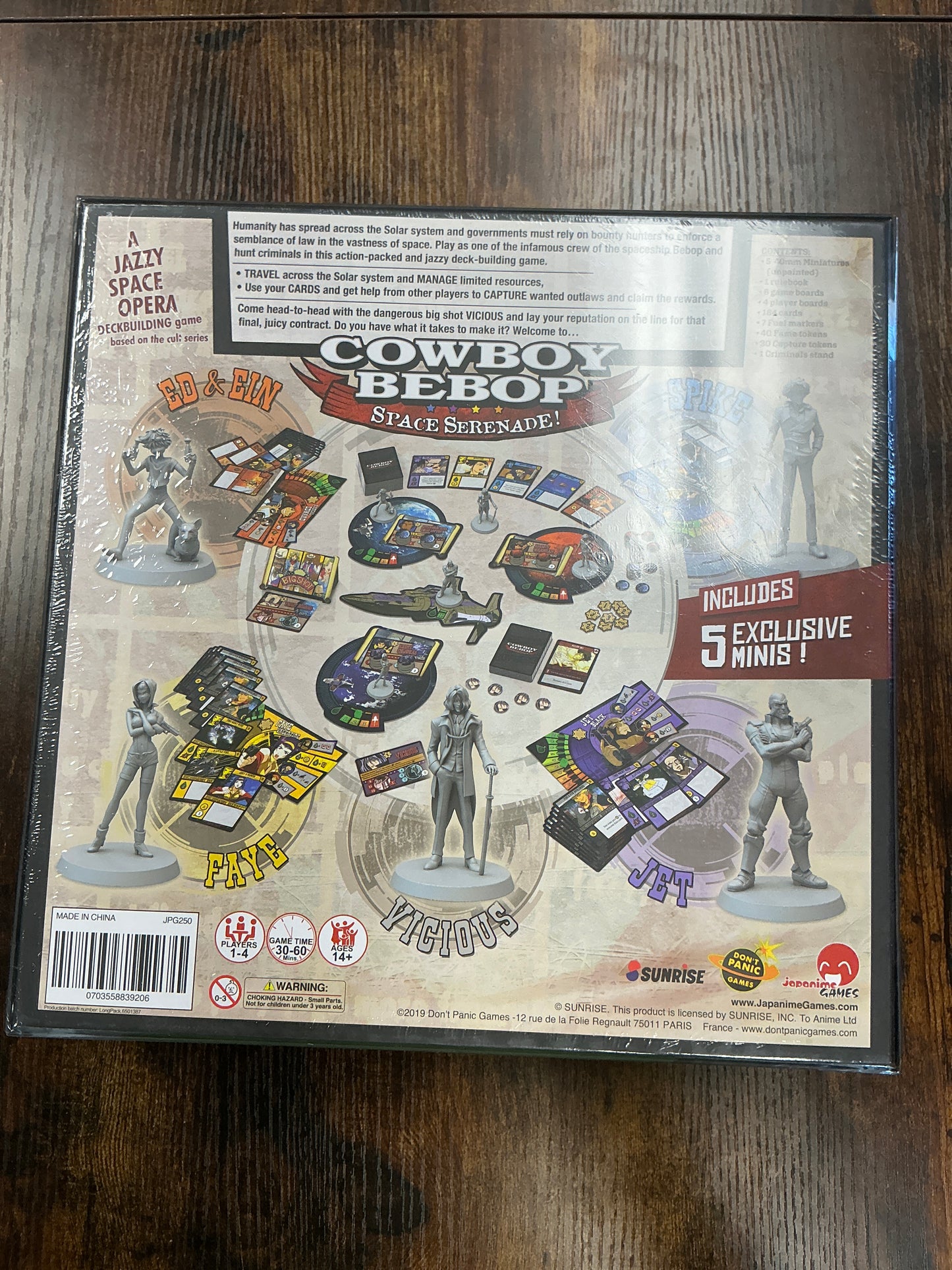 Cowboy Bebop Space Serenade Board Game