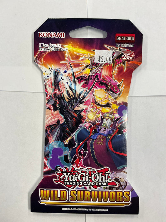 Wild Survivors 1st edition Yu-Gi-Oh card pack