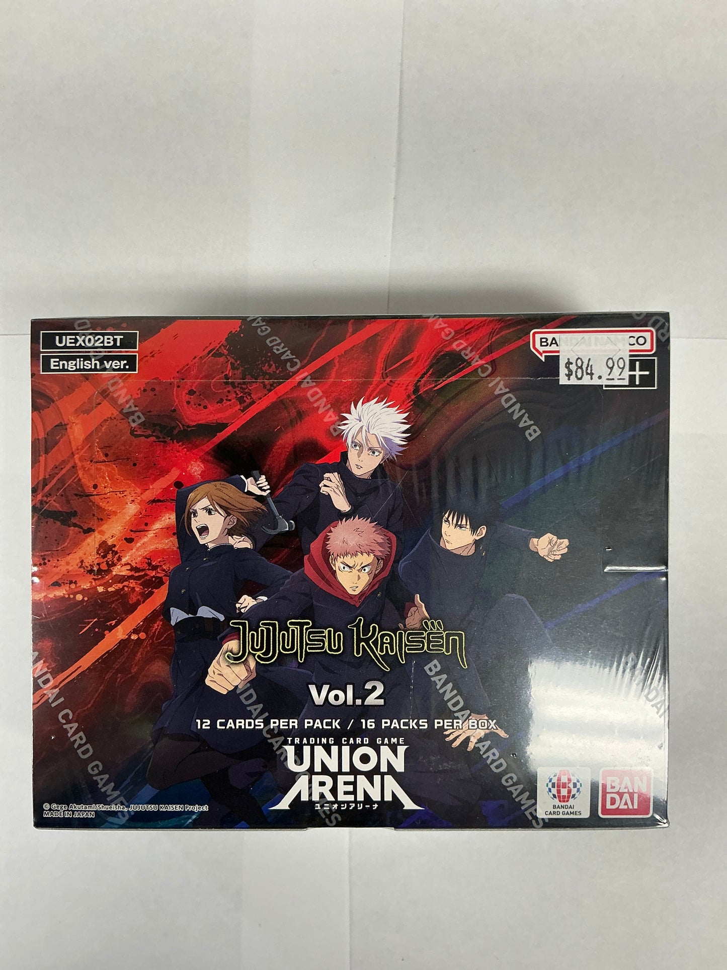 Union arena jujutsu kaisen volume 2 boosterbox