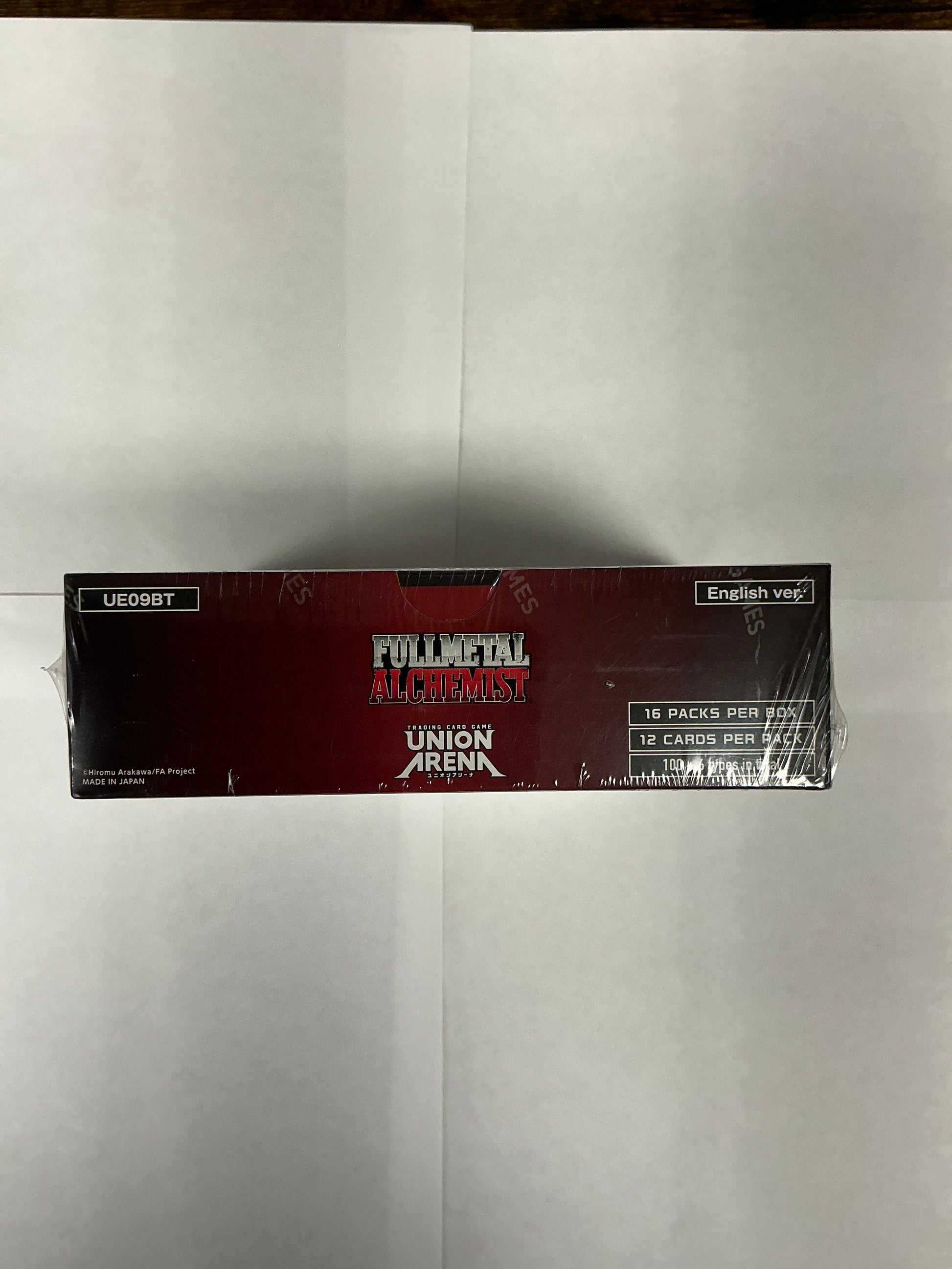 Union arena Fullmetal alchemist booster box Artemis Tavern Union arena Fullmetal alchemist booster box Artemis Tavern