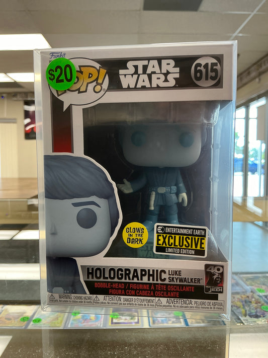 Holographic Luke Skywalker Funko