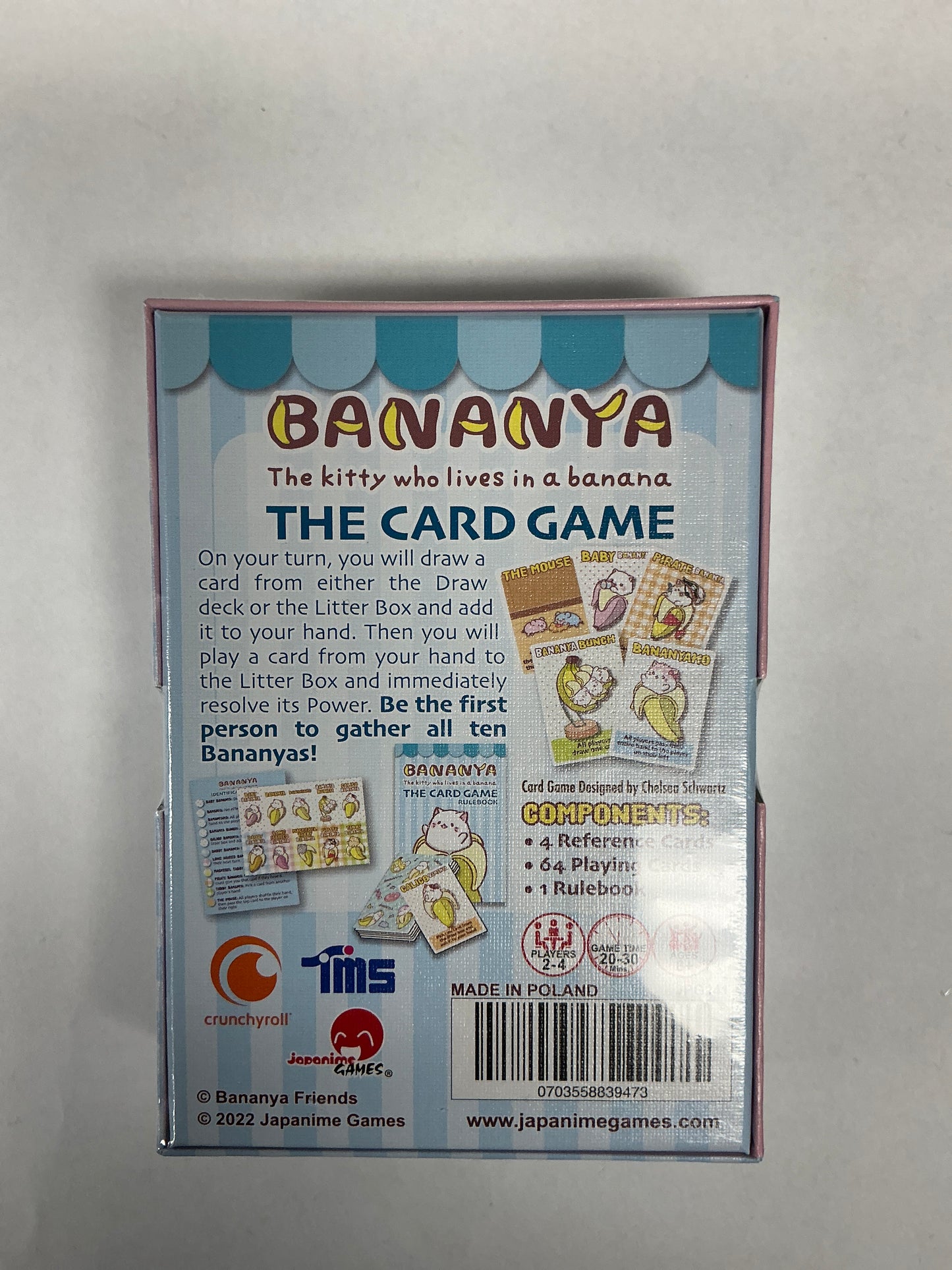 Bananya the kitty who lives in a banana the card game