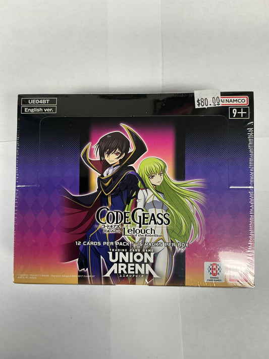 Union arena code glass booster box