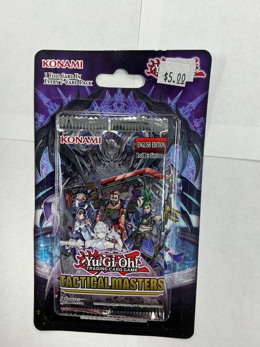 Tactical Masters 1st edition Yu-Gi-Oh card pack